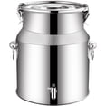 thumbnail image 1 of Tanques de transporte de leche sellados - Tanques de acero inoxidable 201 de 5L/9L/14L, bidones de leche, tanques de agua, bidones de aceite, 1 of 5