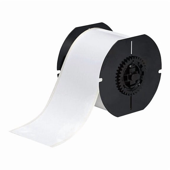 Brady Continuous Label Stock, White, Gloss, 3 in W B30C-3000-423