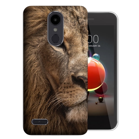 MUNDAZE LG Stylo 4 / Stylo 4 Plus Design Case - Lion Face Design Skin Phone Case Cover