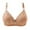 Beige, variant on Bigersell No Underwire Bra Summer Support Bras for Older Women Full-Coverage Molded Bra Style R3391 V-Neck Seamless Bras Hook and Eye Bra Closure Women Size Comtable Sports Bras Yellow L