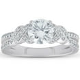 thumbnail image 1 of F/VS 1.50ct Diamond Engagement Ring 14k White Gold Round Cut Lab Grown, 1 of 1