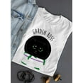 thumbnail image 3 of Black Kitten. Garden Boss T-Shirt Women -Smartprints Designs, Female 4X-Large, 3 of 4