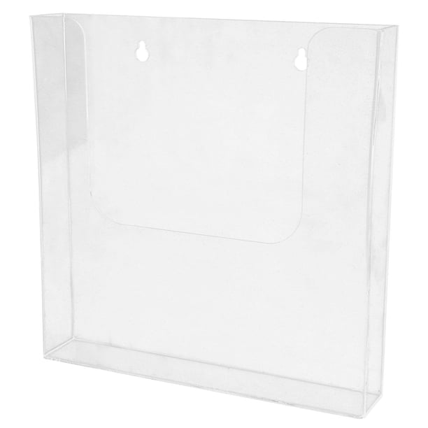 VERDANVERSE Estante Para Revistas Montado En Pared De Material Premium Transparente Fácil De Usar Y Mover