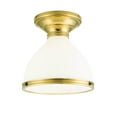 thumbnail image 2 of Hudson Valley Lighting 2612AGB Randolph 1 Light Semi Flush,Aged Brass, 2 of 2