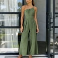 thumbnail image 2 of gakvbuo Summer Jumpsuits Overalls Romper Playsuit Suspender Trousers for Women’s Fashion Strapless Waist Cinching Wide Leg Jumpsuits Pants, 2 of 9