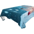 thumbnail image 4 of BZSMCE Square Tablecloth Snow Candle Pattern Pattern Tableclothes, 4 of 9