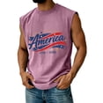 thumbnail image 2 of Youpwaven Men's 250th Anniversary USA Muscle Tank Top, 1776-2026 America Graphic Sleeveless Tee, Celebratory July 4th Vest Shirt, 2 of 4
