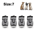 thumbnail image 2 of Zapatos transpirables para perros para pavimento caliente, botines para perros resistentes al calor con correas reflectantes, protectores de patas para cachorros al aire libre, 2 of 5