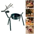 thumbnail image 2 of Metal Reindeer Tea Light Candle Holders, Christmas Home Decoration, 2 of 4
