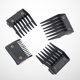 thumbnail image 2 of 4 peines guía para cortadora de pelo profesional, pinzas eléctricas especiales, peine de posicionamiento portátil, accesorios para peluquería en casa (negro), 2 of 7