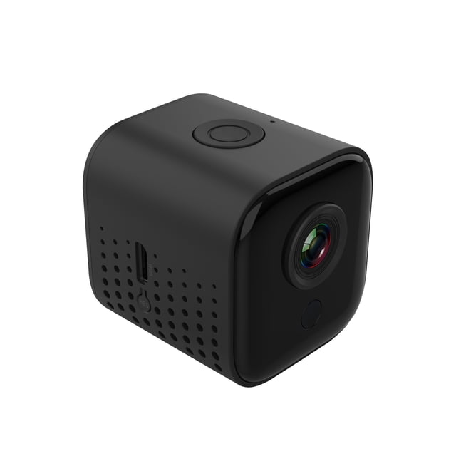 Mini cámara, 1080P HD Cámara de vigilancia pequeña Batería de larga duración Cámara de videollamada Cámara de seguridad Nanny para uso en interiores y exteriores con detección de movimiento y visión nocturna por infrarrojos Kuyhfg Sin marca