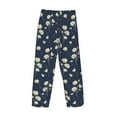 thumbnail image 5 of Goofa Daisies Flowers Printed Soft Pajama Pants for Men, Wide Leg Comfy Casual Lounge Yoga Pants-X-Large, 5 of 9
