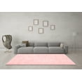 thumbnail image 3 of Ahgly Company Indoor Round Solid Red Modern Area Rugs, 4' Round, 3 of 4