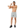 thumbnail image 4 of NIMENJOJA Mens 5.5" lounge Shorts Cotton Athletic Gym Shorts Comfy Pajama with Deep Pockets No Zipper, 4 of 6