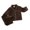 Brown, variant on Godderr Kids Pajamas,Girls Boys Sleepwear Long Sleeved Sets Big Toddler Loungewear for 9m-5y