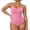Hot Pink, variant on Bodysuit for Women Ribbed Tummy Control Shapewear Sculpting Thong Sleeveless Women Body Shaper Yellow XS