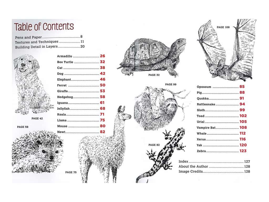 Book: Learn to Draw Realistic Animals With Pen & Marker How to