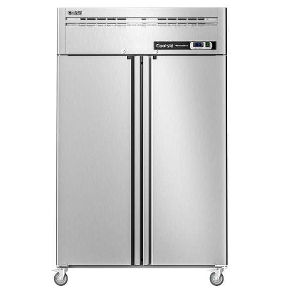 Coolski 36 Cu. Ft. 2-Door Commercial Reach-In Refrigerator with Magnetic Door Gaskets