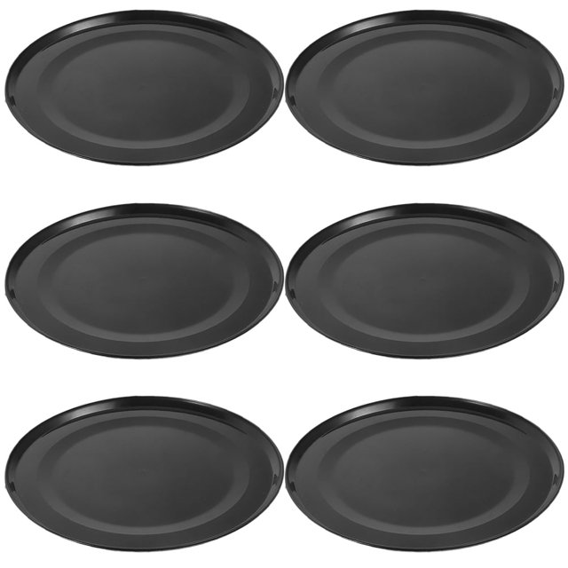 Bandeja de drenaje para plantas, maceta redonda de plástico, bandeja de drenaje, platillo, soporte inferior de goteo de PP, 6 piezas