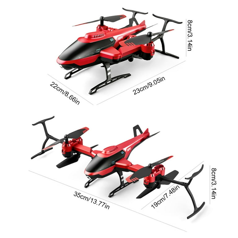Linyer 2.4G WiFi Beginner One button Return Wireless Helicopter Mobile Phone App Remote Control Toy for Kids Adults Boys Gifts Red Without Camera