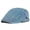Light Blue, variant on Men Colorful Striped Denim Newsboy Beret Flat Hat Peaked Cap Golf Driving Hat