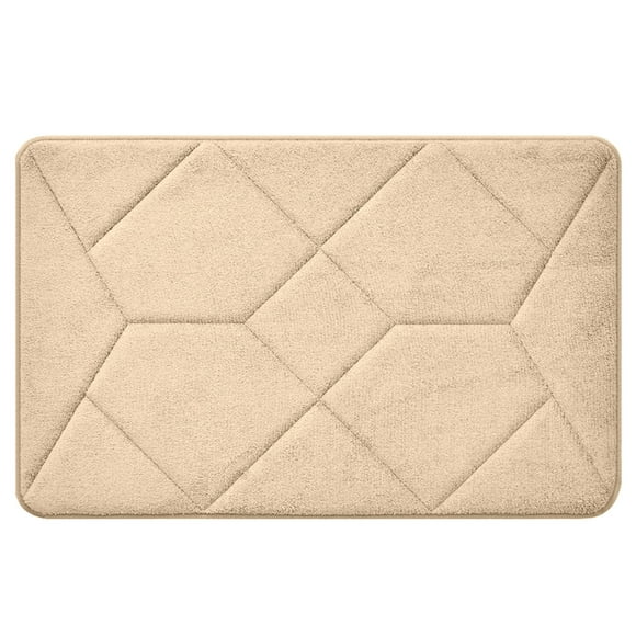 Tapis de Porte Absorbant l'Eau pour Salle de Bain, Lavable à la Machine, Tissu Léger, Absorption d'Eau, Tapis de Sol Antidérapant