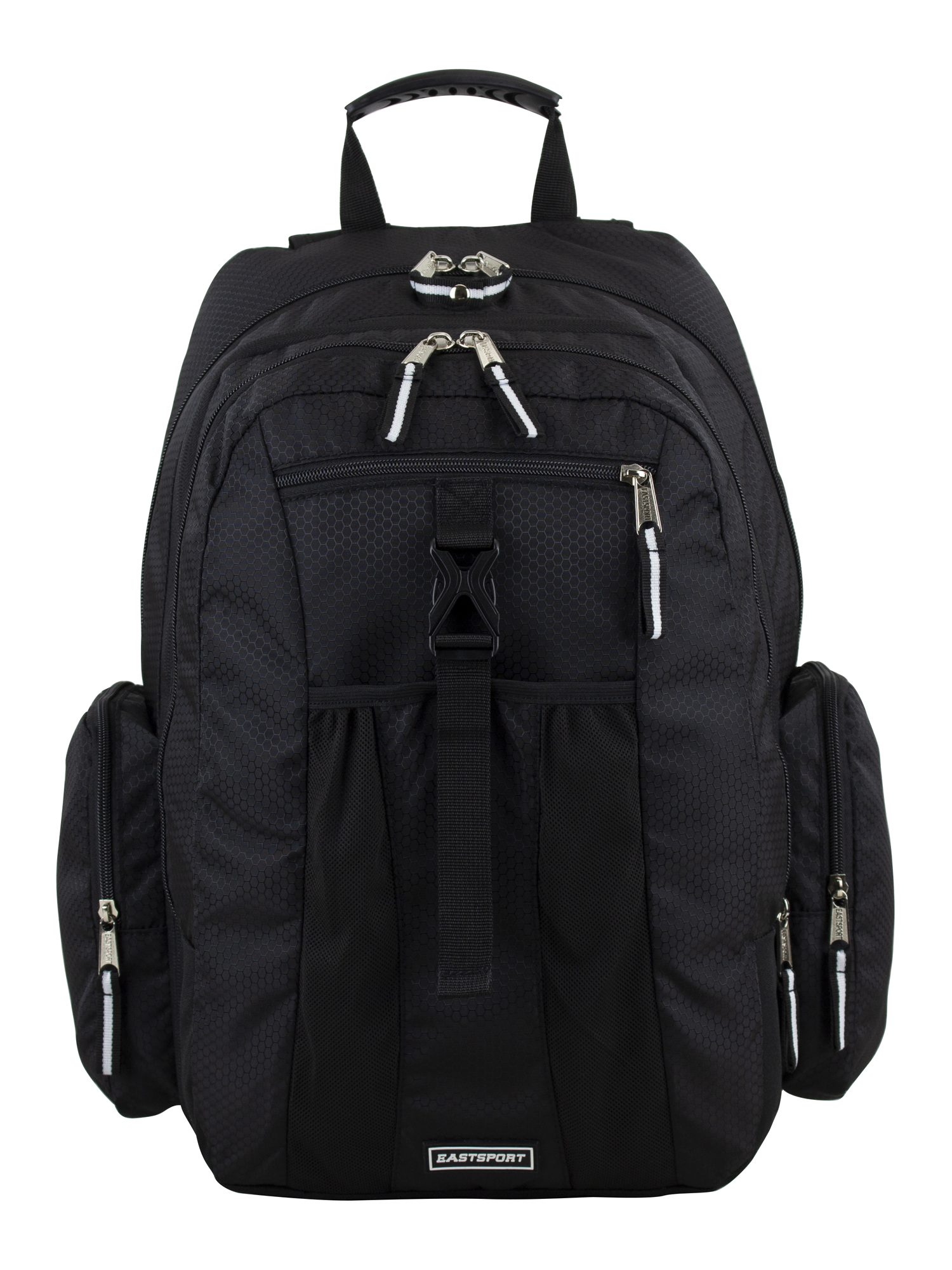 Eastsport Unisex 19" Premier Expandable Recycled Backpack, Black