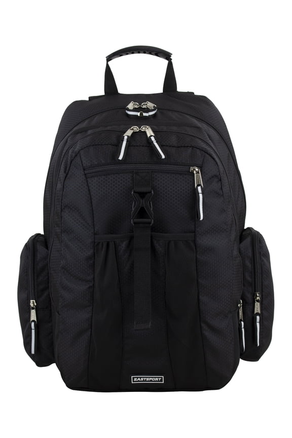 Unisex 19" Premier Expandable Recycled Backpack, Black