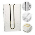 thumbnail image 3 of Pretyzoom White Punch Free Wall Mounted Tissue Case for Bathroom Kitchen with Easy Access, 3 of 8