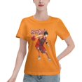 thumbnail image 1 of T-Shirt Basique à Manches Courtes pour Femmes Slam Dunk Rukawa Érable, 1 of 6