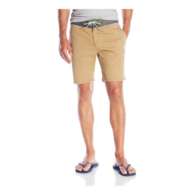 Quiksilver Street Trunk Yoke Pantalones Cortos Casuales para Caminar para Hombre, Marrón, 38 Quiksilver Caminando