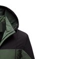 thumbnail image 3 of IROINNID Men's Hoodie Storm Jacket Long Sleeve Solid Color Loose Detachable Cap Waterproof, Dirt-proof, Wind-proof, Tear-resistant Warm Jacket, 3 of 3