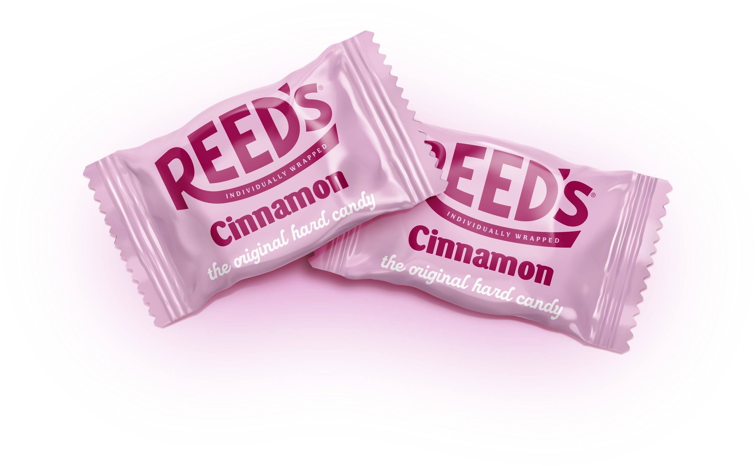Reed’s Individually Wrapped Cinnamon Candy | Traditional Cinnamon Hard Candy | Reed’s Classic Spiced Hard Cinnamon Candy Brought To You By Iconic Candy | 6.25oz Bag (4) SHO2