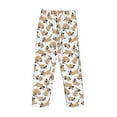 thumbnail image 3 of Lsque Dachshund Dog Puppy Print Men's Pajama Pants, Lounge Pant - Comfortable Home Wear,Elastic Waistband, Stylish Design-Large, 3 of 9
