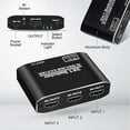 thumbnail image 5 of OZQ3-1 3 Input 1 Output HDMI 2.0 HDCP 2.2 Switcher 4K 60Hz HDMI Video Switcher with Remote Control -, 5 of 5
