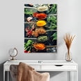 thumbnail image 2 of Elephant Stock Spoons Of Spices Wall Art - Vertical Canvas Wall Art - Dining Room Wall Decor - Food And Drink Canvas - Orange And Green Decor - 20" x 30", 2 of 8