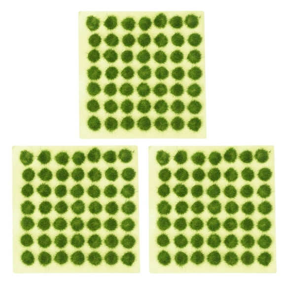 ifundom Modeling Flocking Grass Decoration for Terrain Models and DIY Building 3Pcs