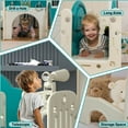 thumbnail image 6 of NYEEKOY 9-In-1 Toddler Slide, Bus-Themed Kids Slide and Climber Playset with Basketball Hoop, Ring-Toss, Car Playhouse, Kids Indoor and Outdoor Playground, 6 of 6