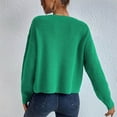 thumbnail image 5 of GigrtiJin Women's Sweater Long Sleeves Causal Crewneck Solid Color Sweaters Warm Comfy Pullover Blouses Tops, 5 of 5