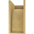 thumbnail image 4 of 9"W x 18"D x 18"H Classic Huntington Rough Cedar Woodgrain TimberThane Corbel, Primed Tan, 4 of 6