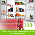 thumbnail image 2 of Organizador de bebidas Coanto para nevera, dispensador de latas de refresco, 15 latas, 2 of 7