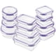 thumbnail image 1 of Juego de recipientes herméticos de vidrio Bayco para almacenar alimentos, 24 piezas, 1 of 7