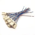thumbnail image 1 of 10 piezas G9 portalámparas de cerámica, portalámparas de cerámica para lámparas halógenas, portalámparas G9 de 250 V, portalámparas de cerámica con casquillo G9, 1 of 5