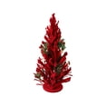 thumbnail image 2 of Suncoda Arbres Décoratifs, Aiguilles de Pin de Sapin de Noël Fruits Rouges Décorations Ornements Transfrontaliers Europe et États-Unis Anneau de Porte Flocage Ornements Suspendus du Nouvel An, 2 of 6