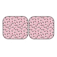 thumbnail image 7 of Bingfone Cute Fox Pink Tree Windshield Sun Shade 2-Piece Foldable Car Front Window Sunshade for Most Sedans SUV Truck - Small, 7 of 7