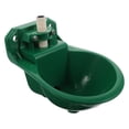 thumbnail image 3 of GOOHOCHY Bebedero automático para ovejas y cabras con válvula de flotador. Bebedero de plástico verde para ganado, caballos, perros y cerdos con orificio de drenaje., 3 of 7
