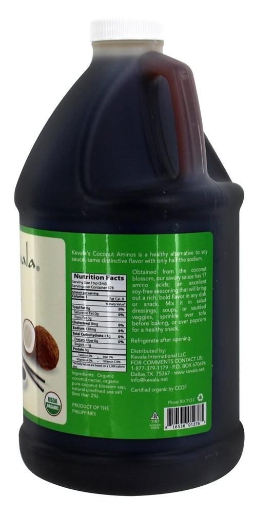 Kevala - Organic Coconut Aminos - 64 fl. oz.