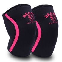 Neoprene Compression Knee Sleeves 7MM (Pair) Enhanced Knee Support in Squats Powerlifting Weightlifting and Wrestling – Unisex