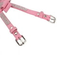 thumbnail image 5 of Pet Dog Harness Strap Lead Bling Rhinestone Necklace Leather Bowknot Collar, 5 of 5