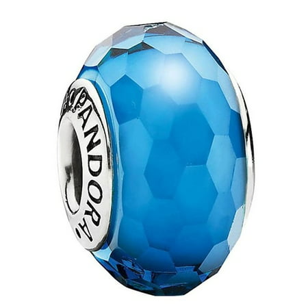 Pandora Azure Faceted Murano Glass Charm - 791607
